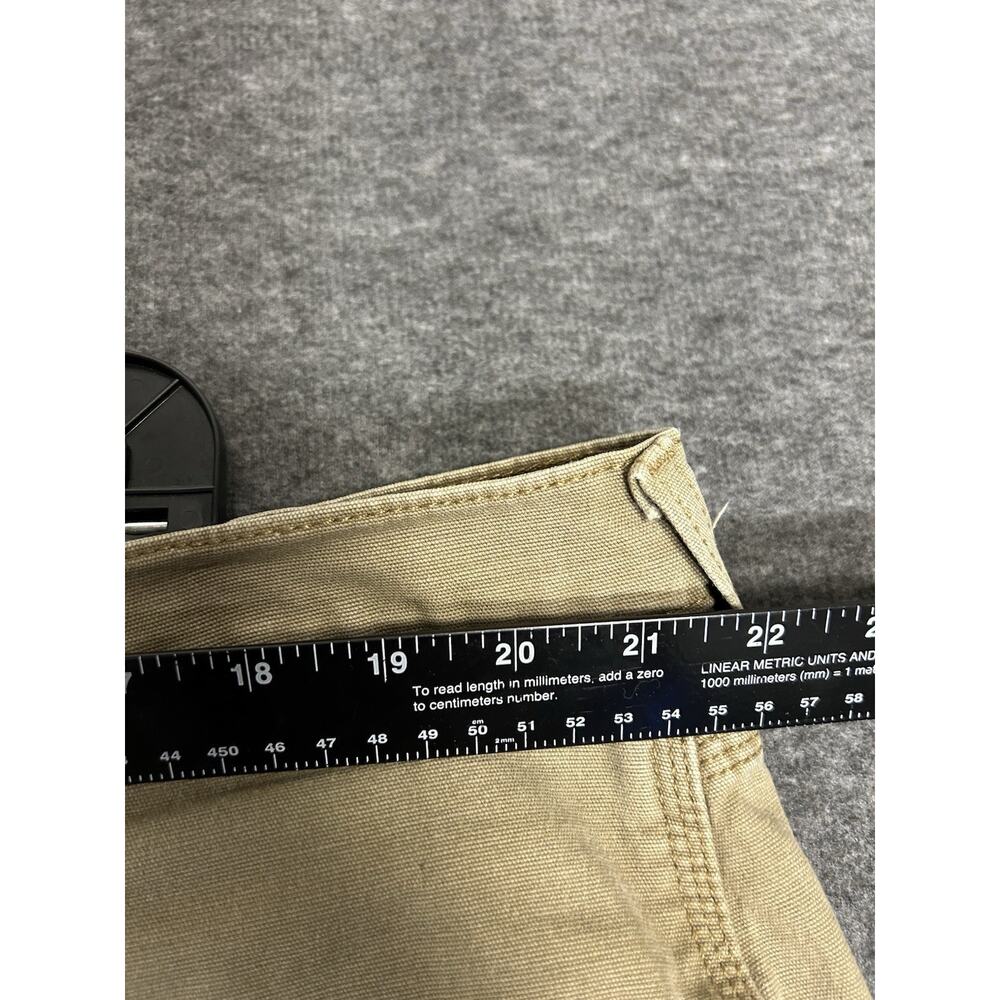 ARIAT REBAR M4 Low Rise Mens Shorts Workwear Casual 42R Khaki Preowned - Picture 2 of 6